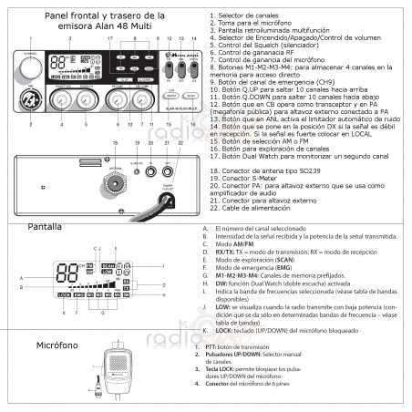 Maleta para walkies estanca ultra-resistente, Tamaño medio