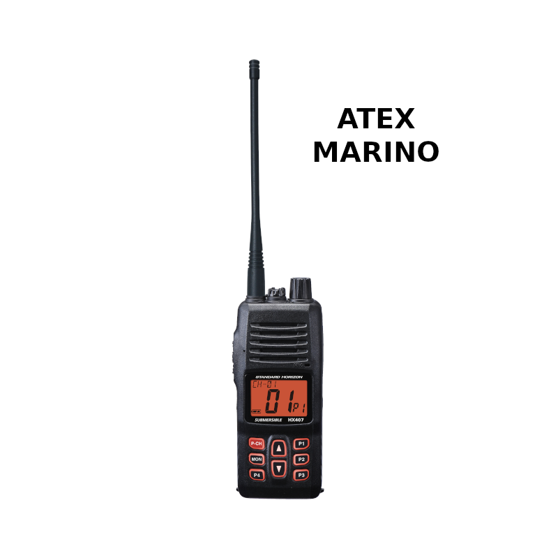 STANDARD HORIZON HX407E ATEX MARINO UHF
